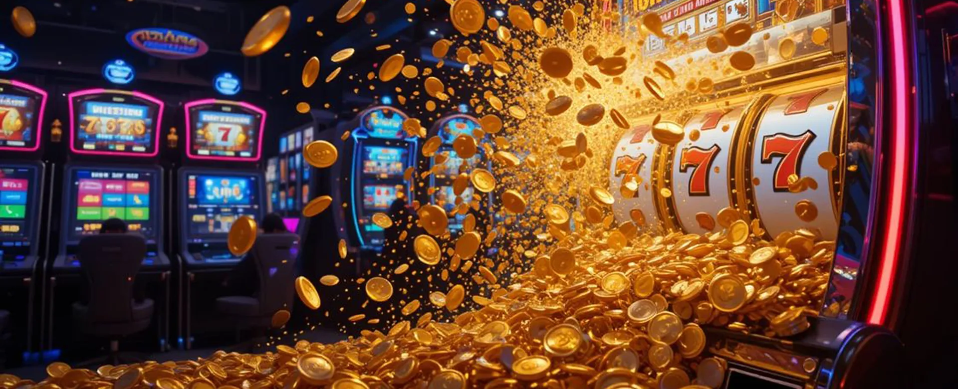 Hero image of vip777 online casino registration with golden elements